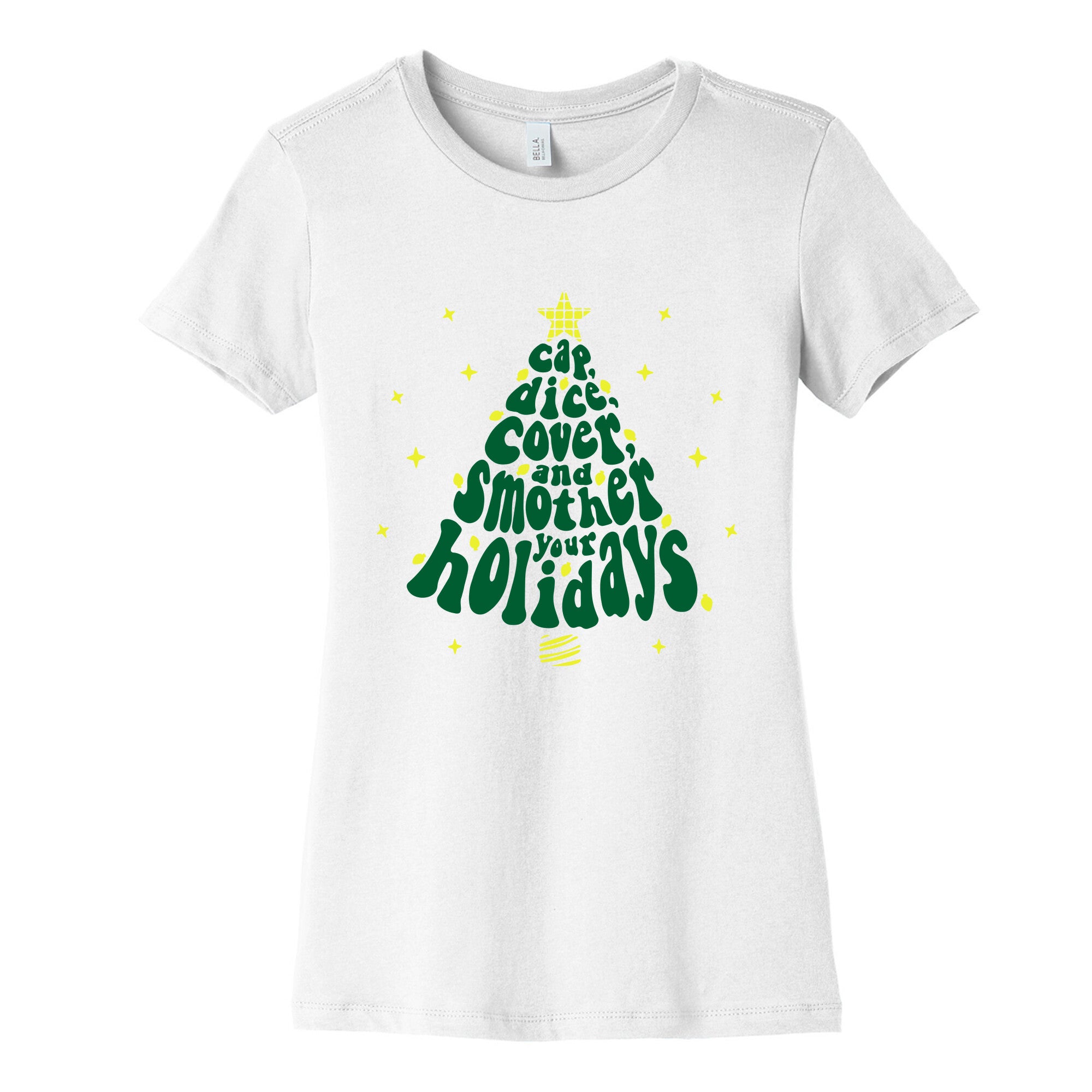 Waffle House Christmas Womens Cotton Tee